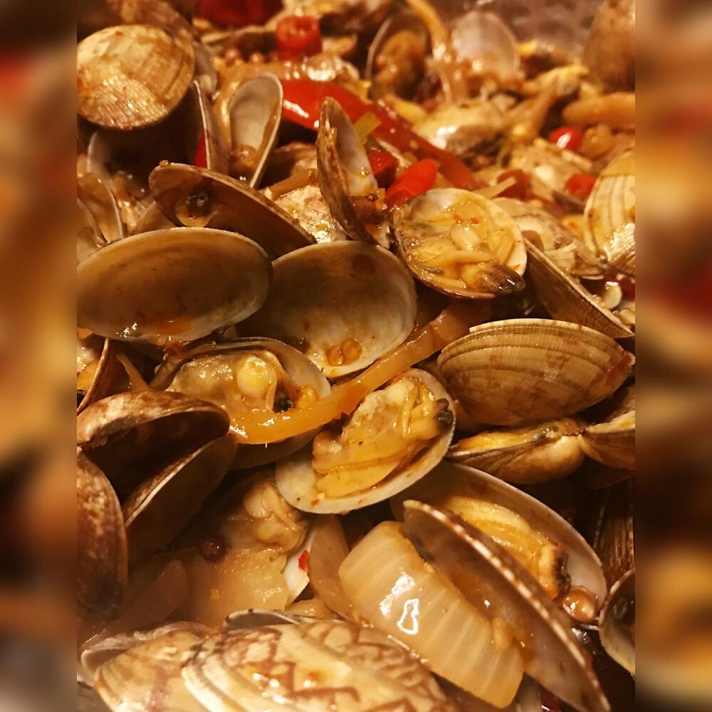 爆炒花甲