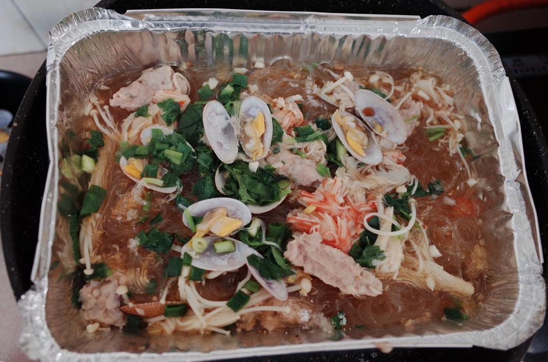 锡纸花甲粉丝
