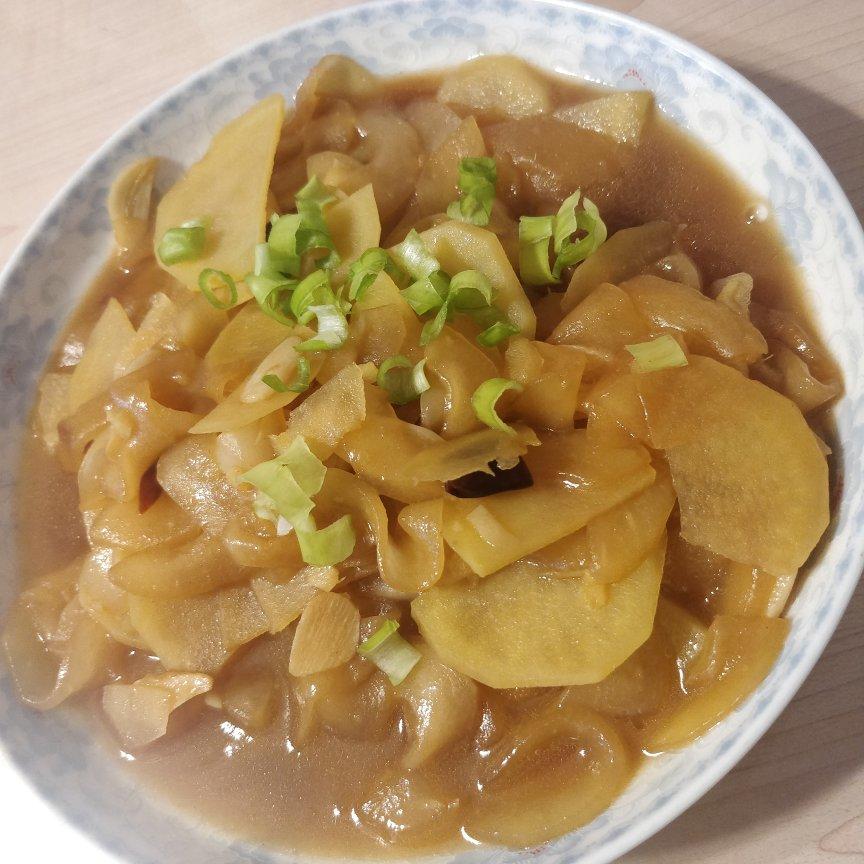 zebrara做的老黄瓜炒土豆片