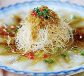 蒜蓉粉丝蒸白菜的做法