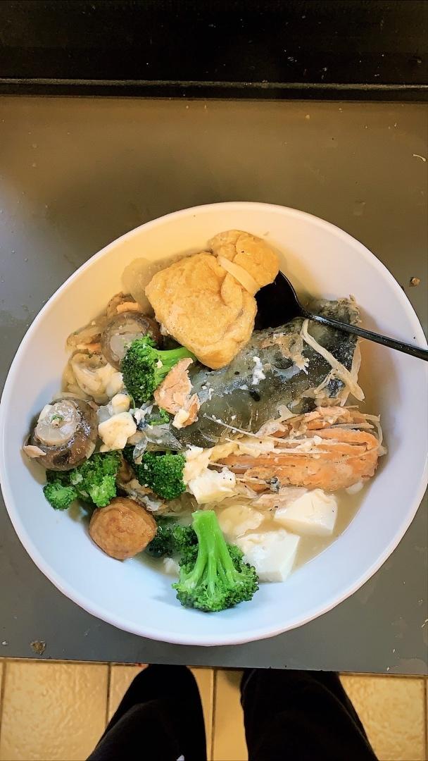 鱼汤中的VIP🐟三文鱼头汤