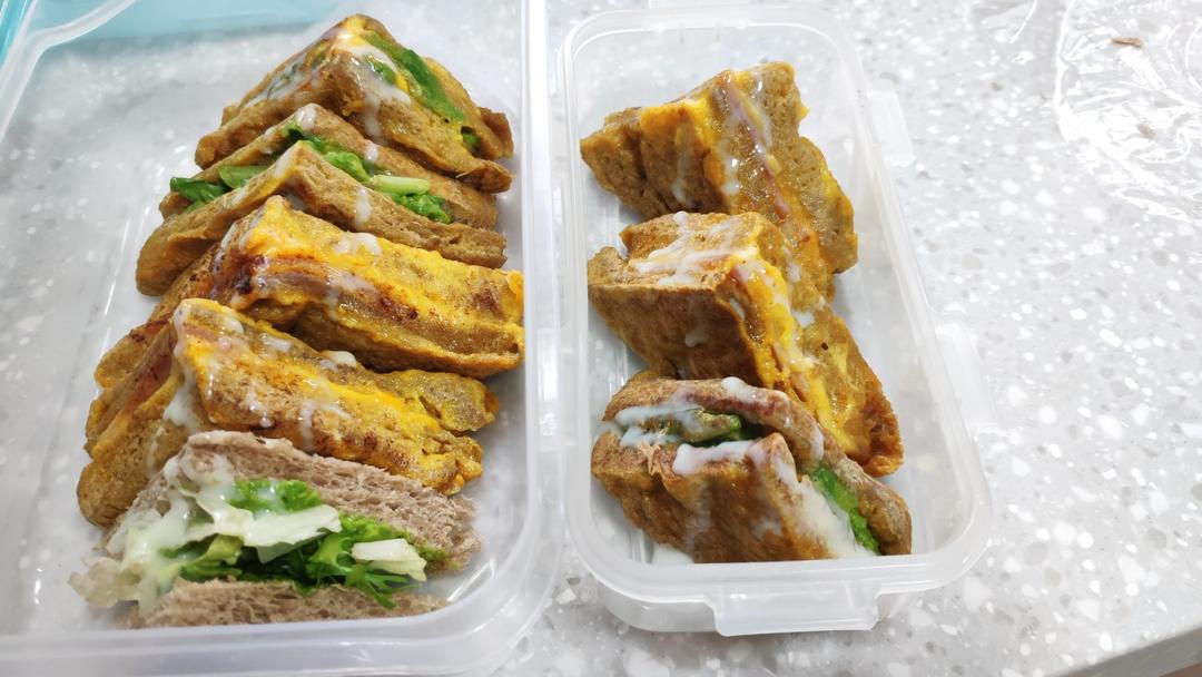 十分钟快手早餐【港式火腿西多士】