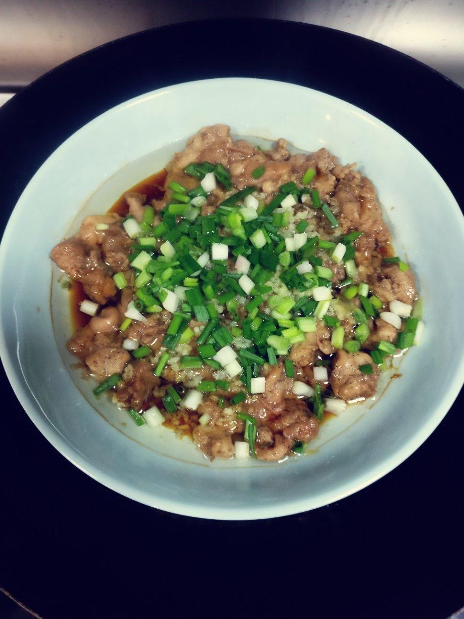蒜蓉蒸鸡胸（鸡腿）