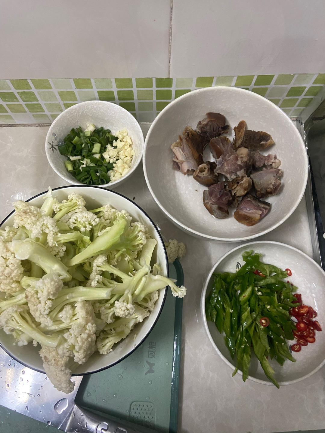 干锅花菜炒腊肉♨️超下饭