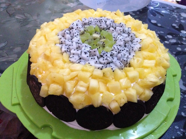 鲜奶油水果蛋糕