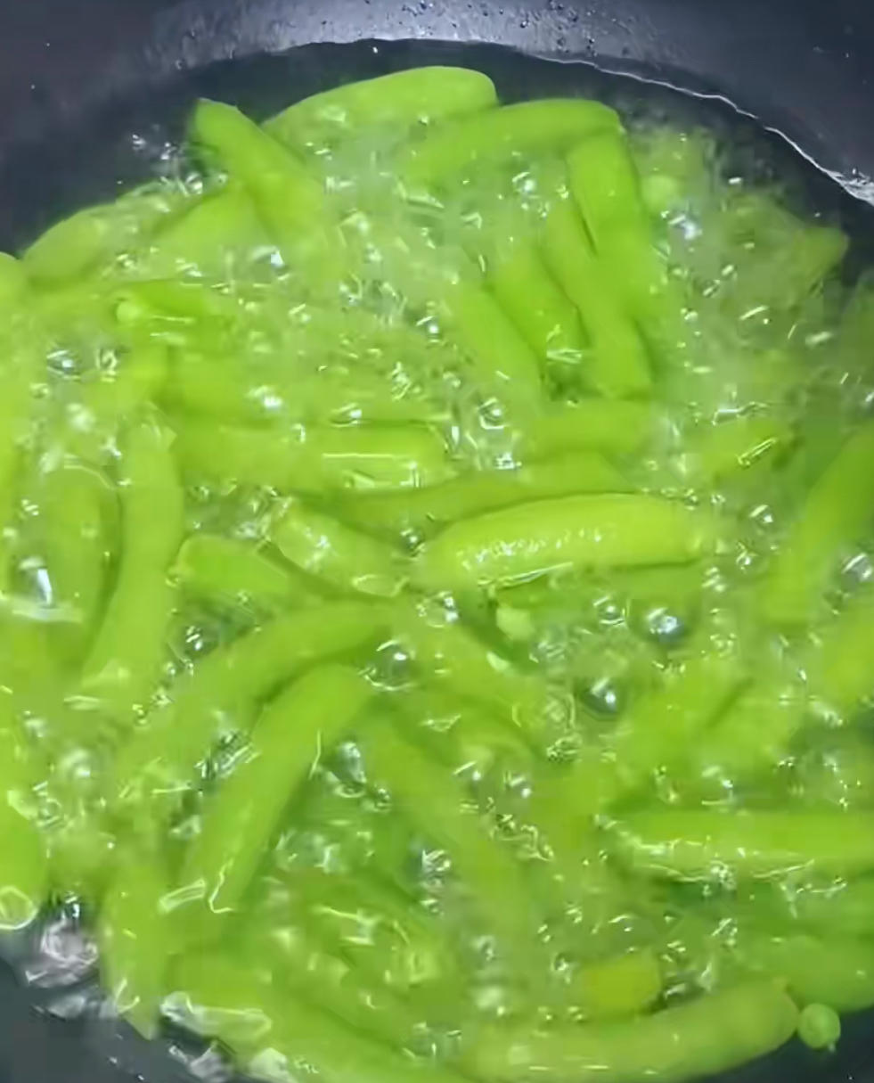 水煮豌豆荚