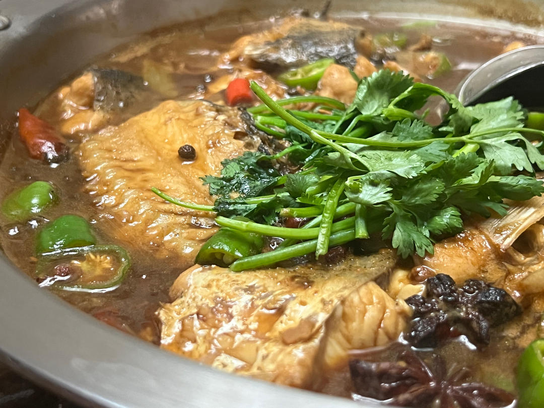 鱼头泡饼 炖鱼头（家庭版旺顺阁）