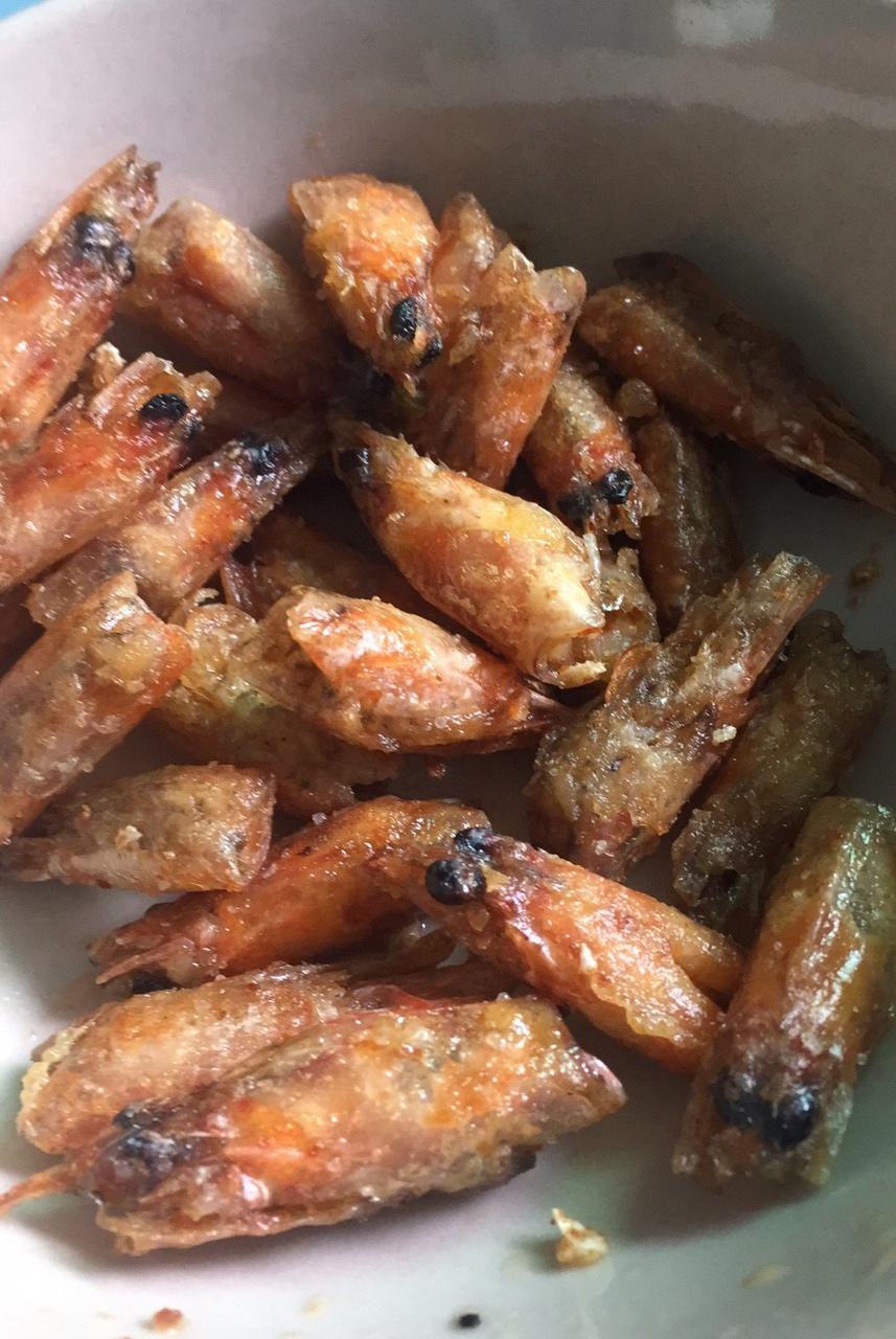 fishmcs做的椒盐虾头