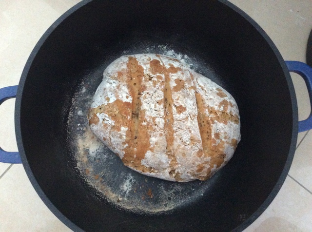 亚麻籽面包（免揉欧式面包）