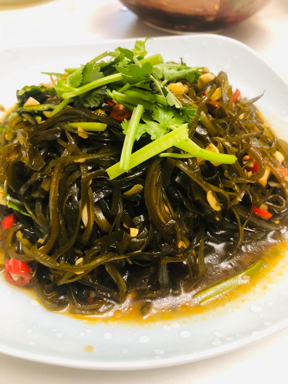 凉拌酸辣海带丝