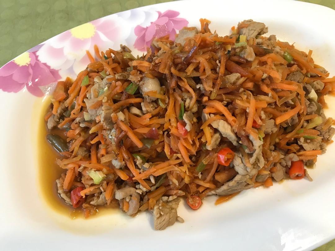 胡萝卜炒肉