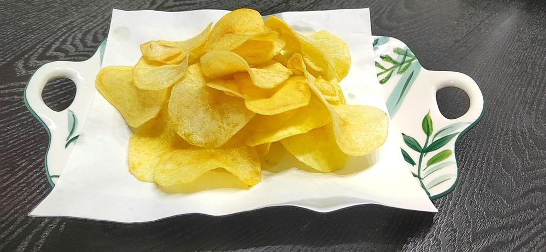 自制炸薯片，学会以后再也没买过薯片