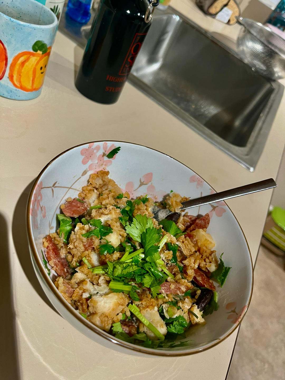 腊味芋头饭（超赞）