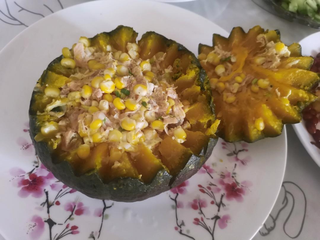 南瓜蒸鸡肉