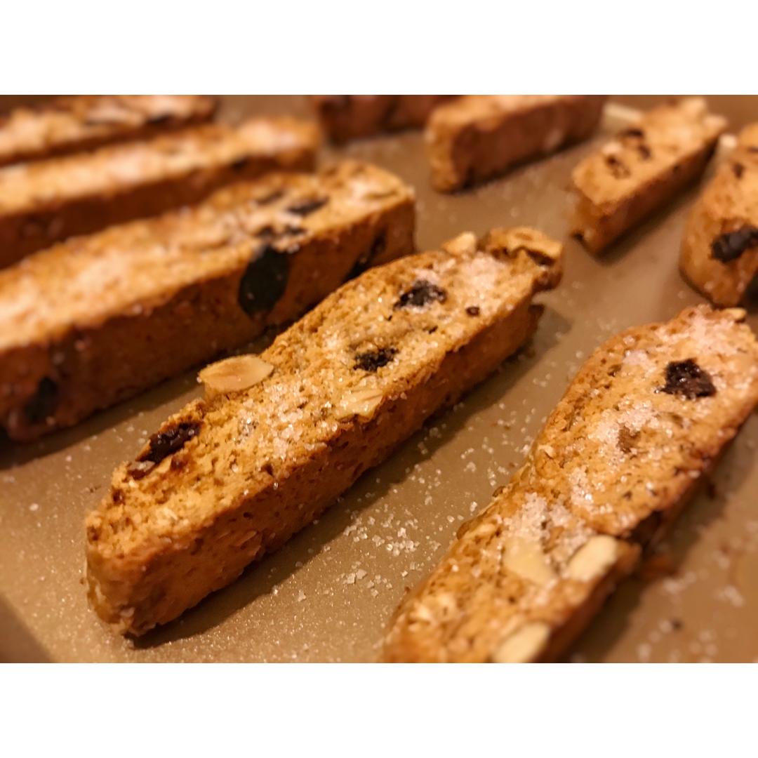 【健康零食】燕麦坚果意式脆饼