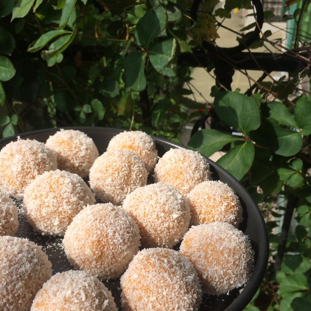 椰香南瓜紫薯糯米糍