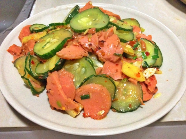 zzzzzzzzz做的黄瓜炒火腿