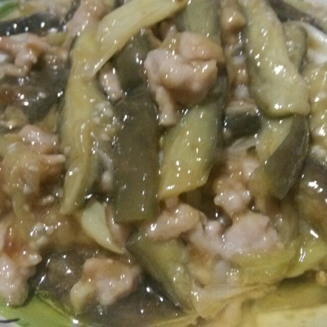 肉末茄子粉丝煲