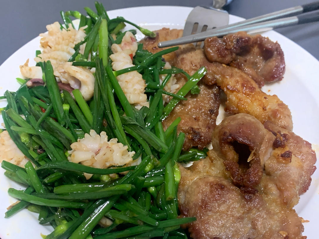 煎梅头肉片🥩的做法