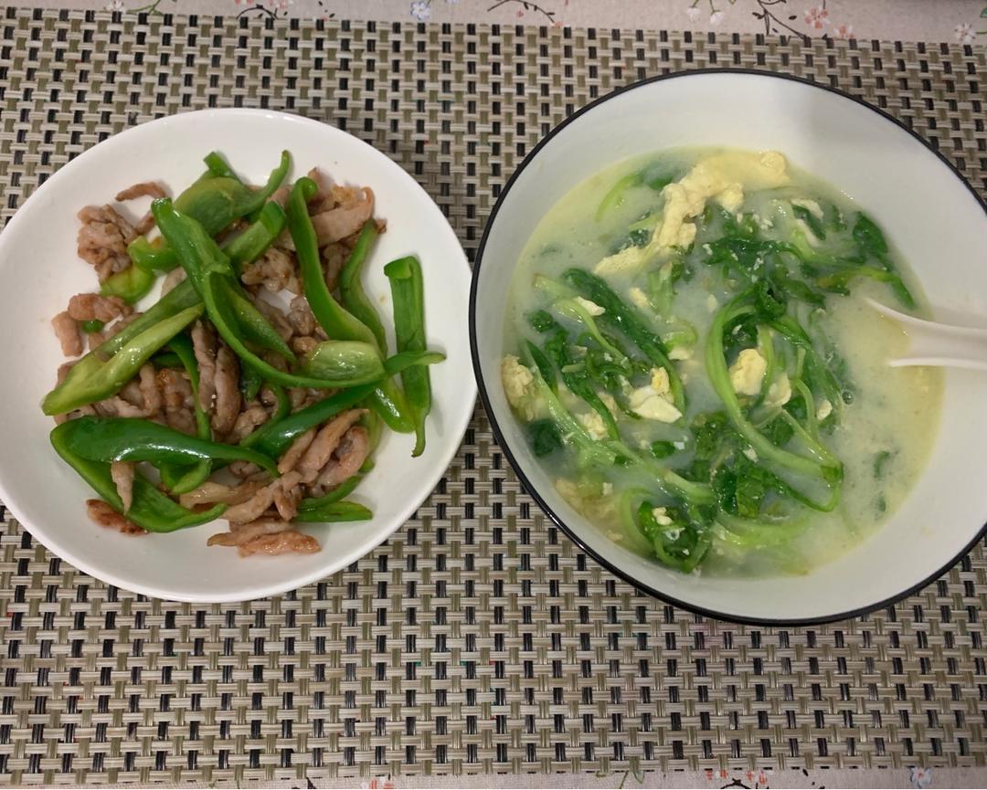 快手汤｜青菜鸡蛋汤