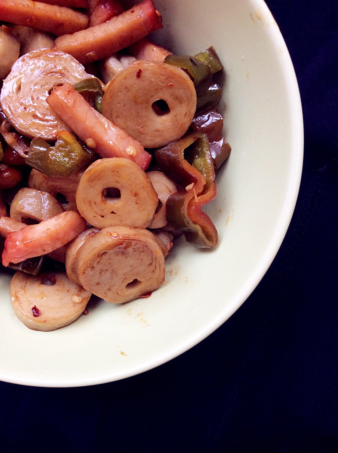 牛奶少女丶做的手撕素肠炒肉手撕素肠炒肉大鱼大肉