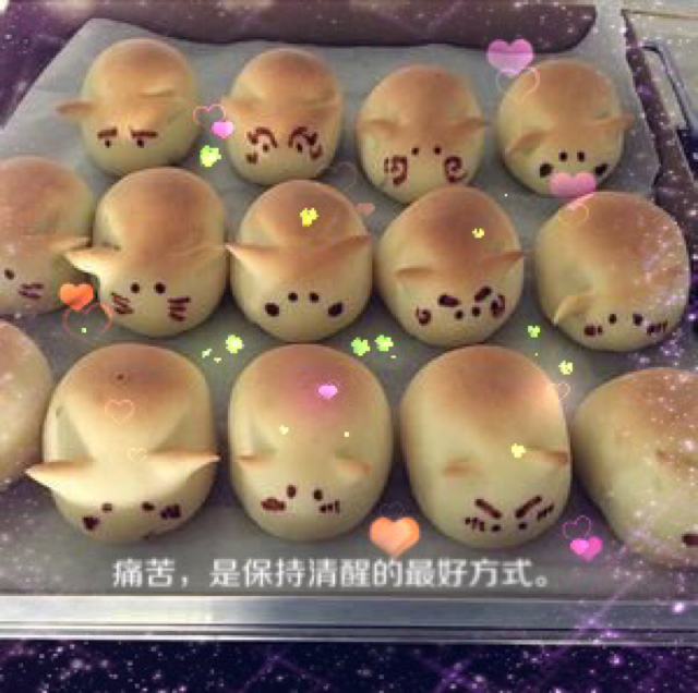 呆萌卡通小餐包