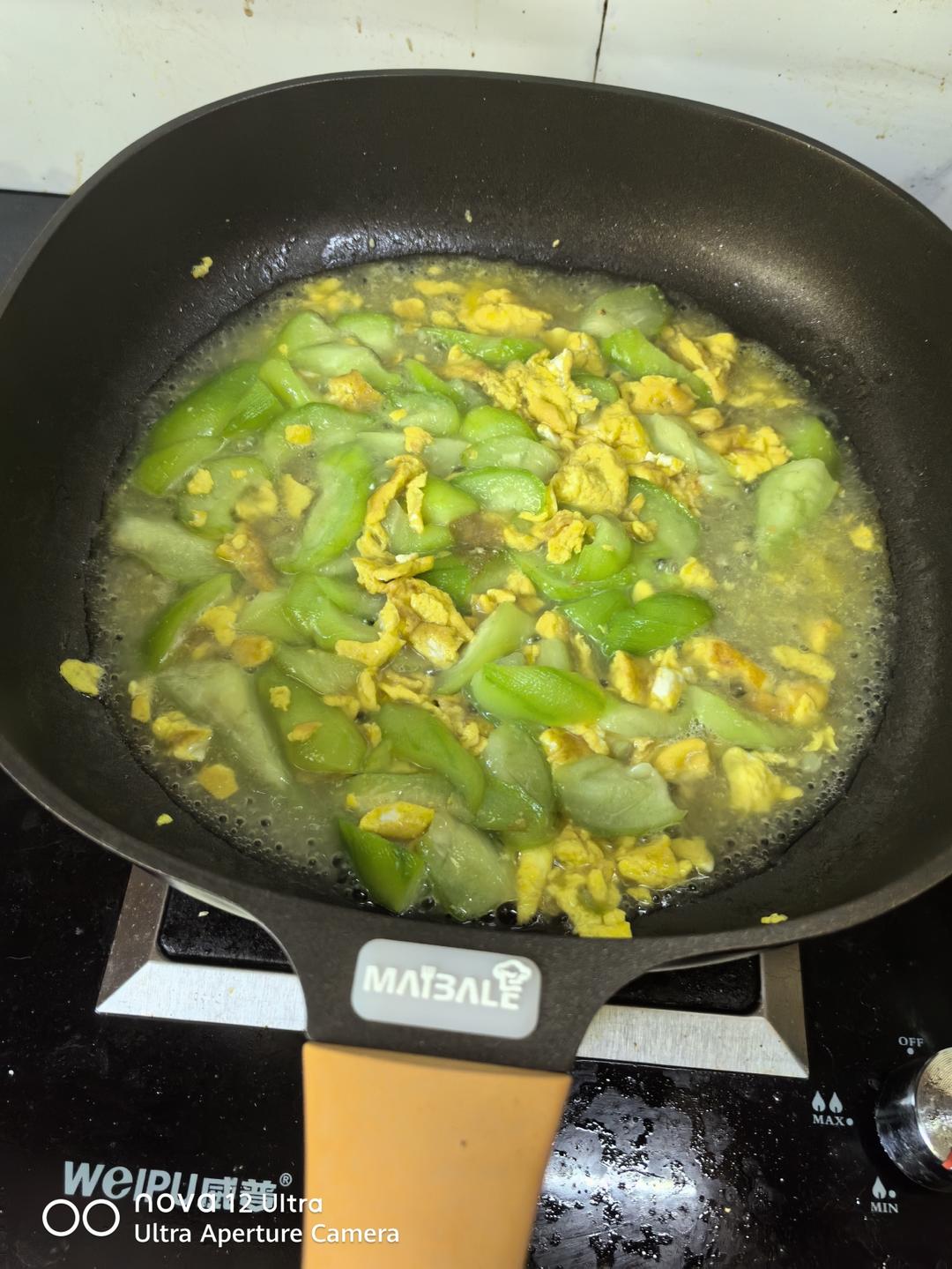 简单快手，五分钟搞定的丝瓜炒蛋