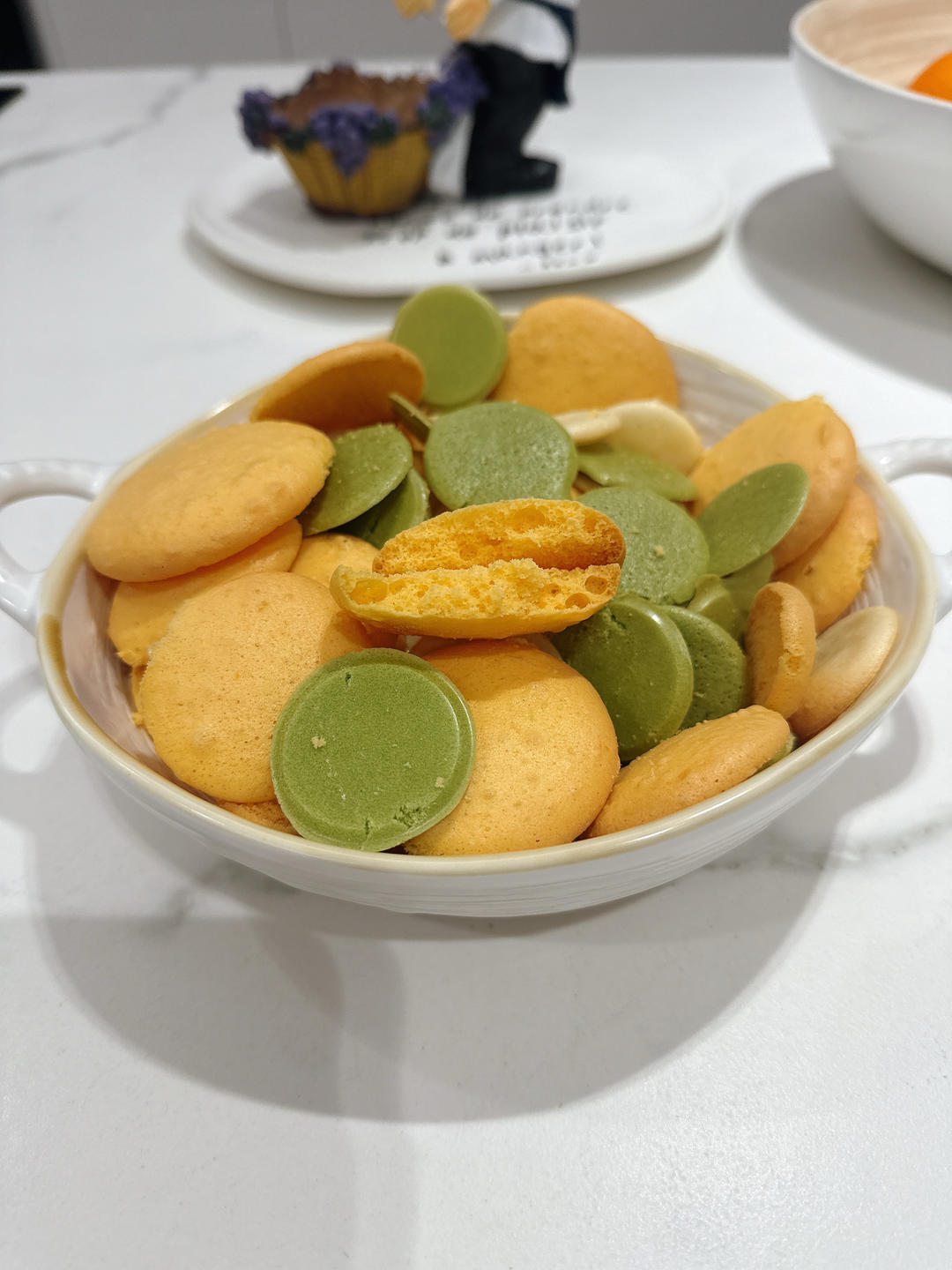 淡奶油小饼干（原味、抹茶叶、蛋黄味）