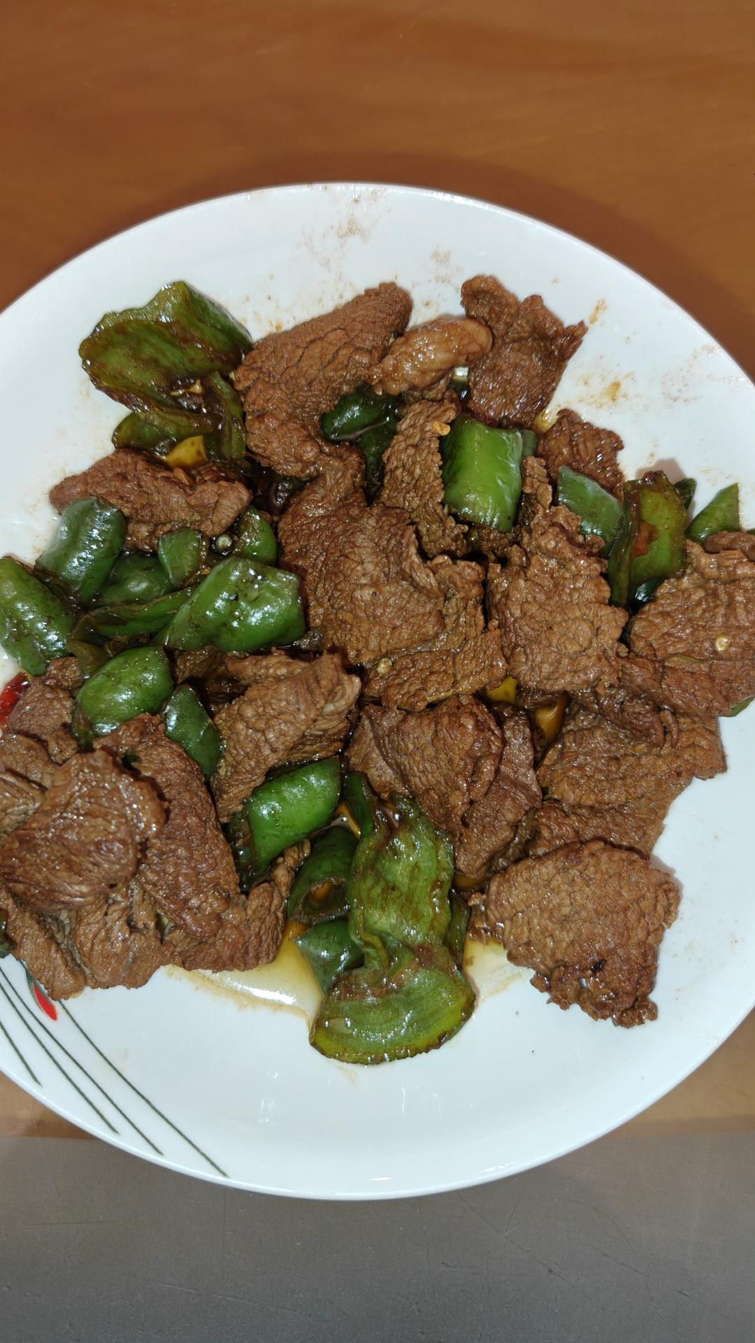 青椒炒牛肉