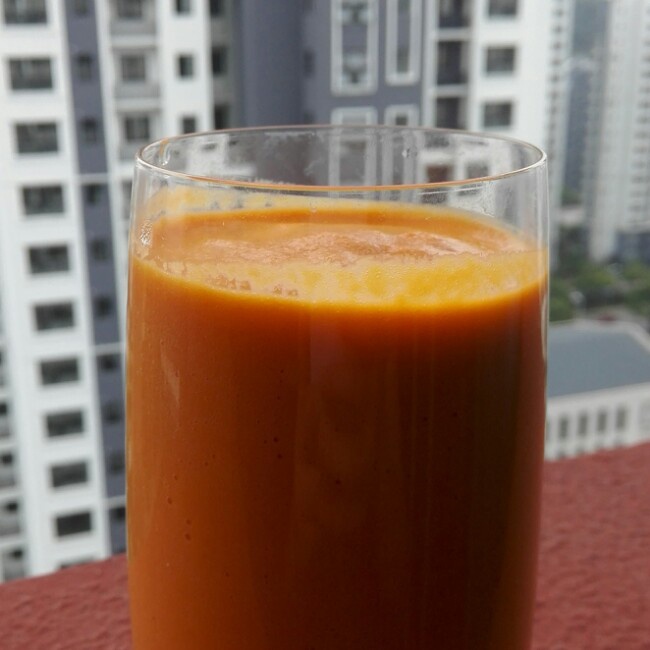 胡萝卜奶昔（好吃到意想不到）