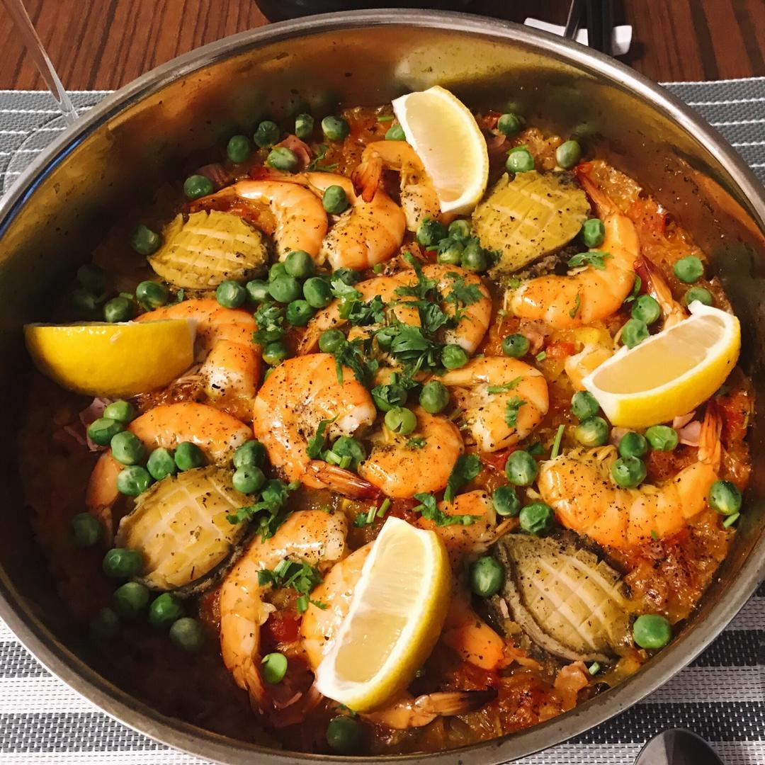 【曼食慢语】Seafood Paella 西班牙海鲜饭