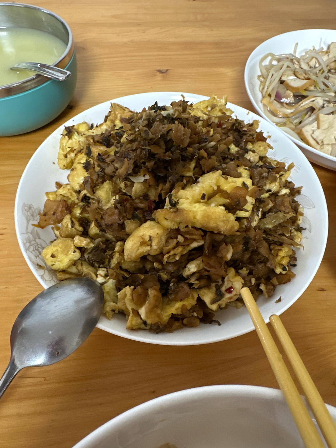鸡蛋炒外婆菜(下饭菜)