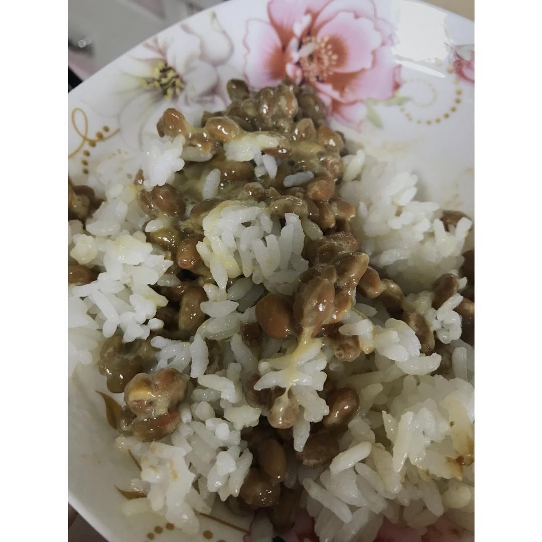 纳豆拌饭