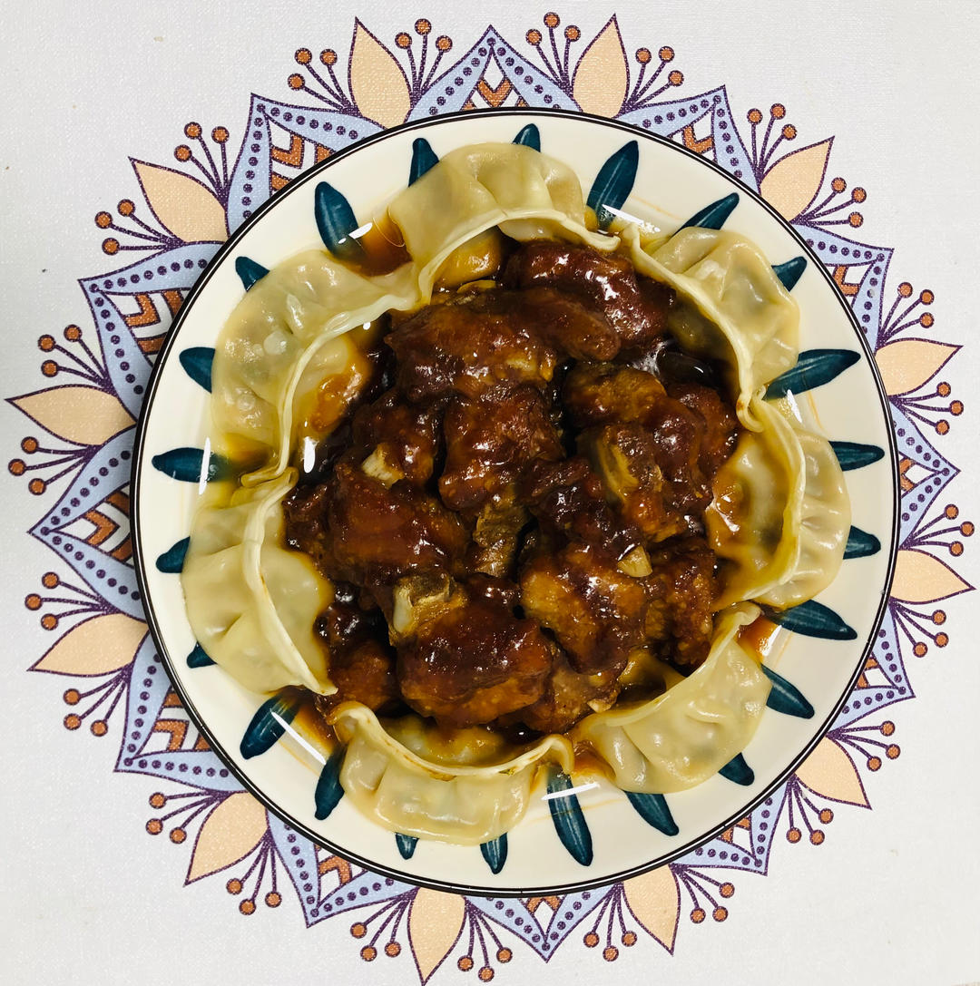 （粉蒸）排骨蒸饺--简易懒人菜