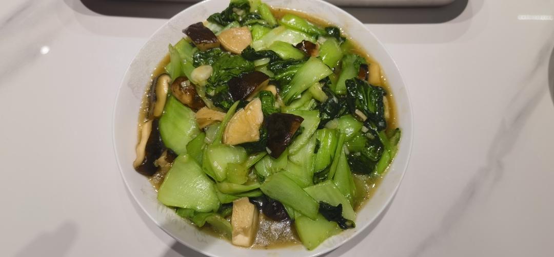蚝油香菇油菜