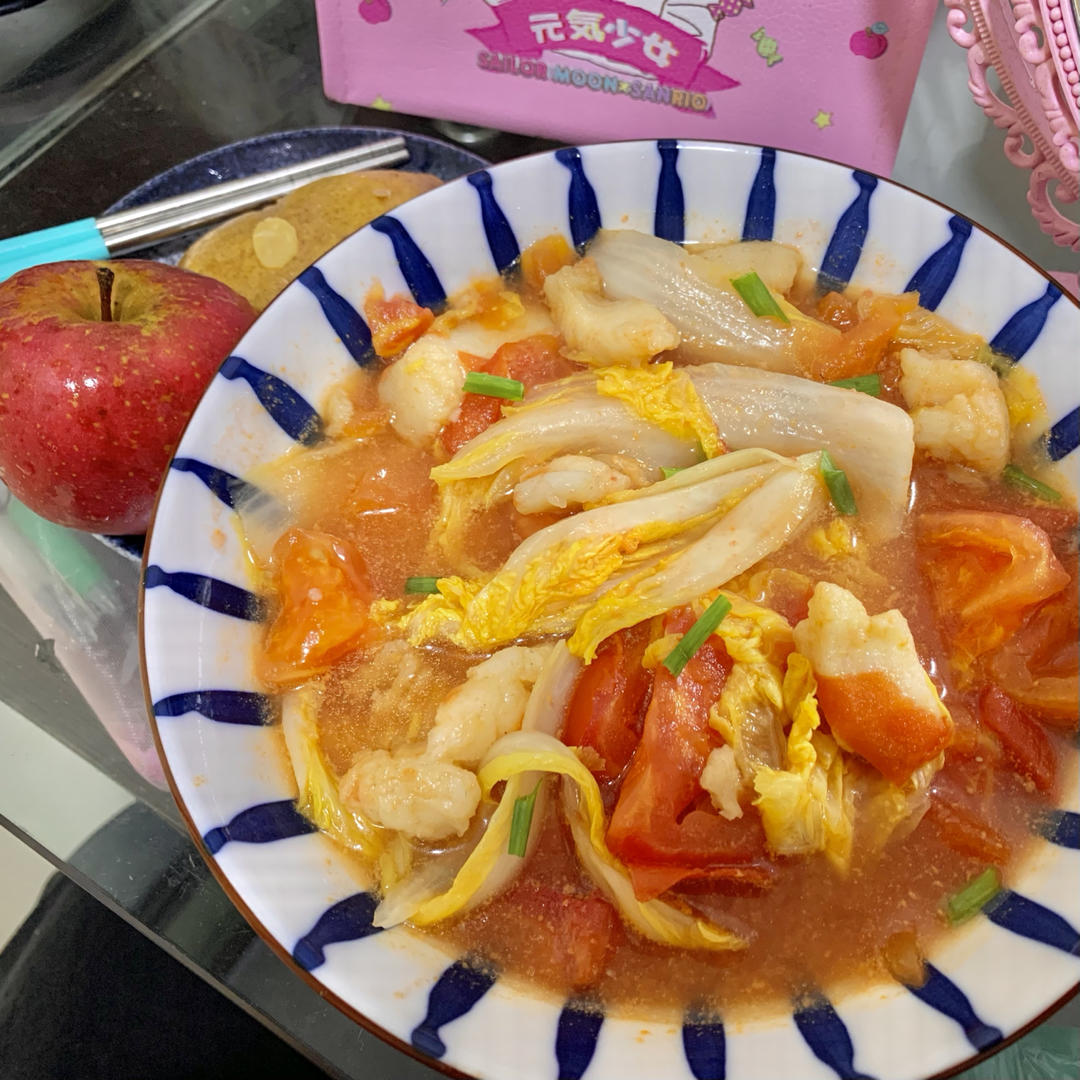 低脂食谱🌟番茄龙利鱼汤🌟低热量高蛋白