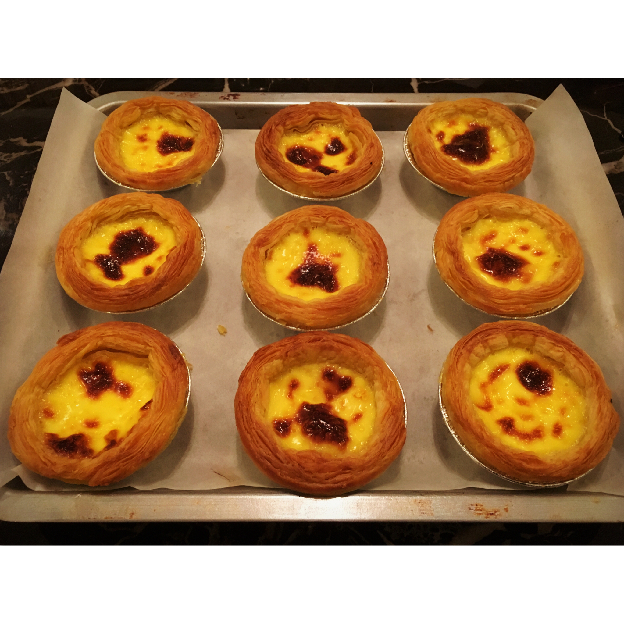 超完美味道超正的蛋挞配方，比KFC的还要嫩还要香~做过最好吃的蛋挞配方