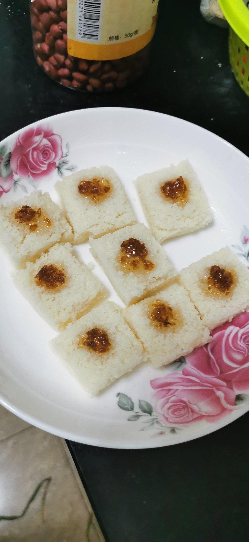 小小小宁宁做的南大门桂花糕(椰香版)