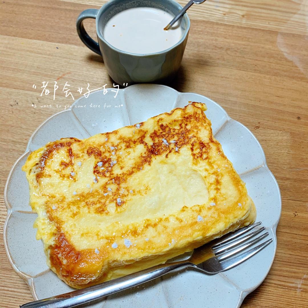 🔥外脆里嫩❗️隔夜法式厚吐司🍞好吃到爆
