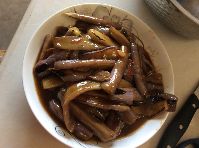 红烧肉沫茄子