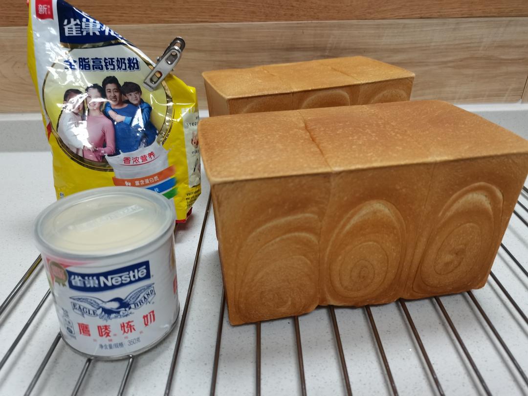 纯奶手撕吐司的做法 步骤1