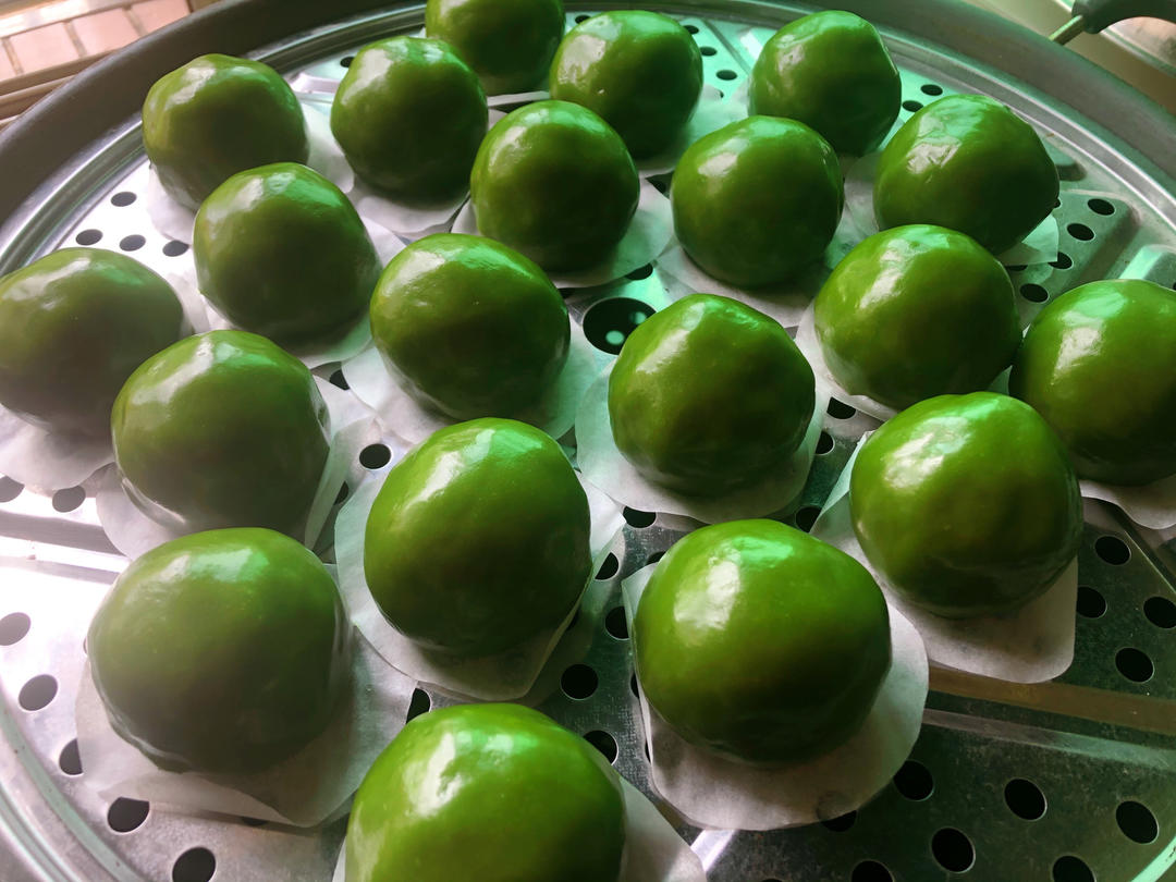 可甜可咸的麦青汁—网红青团