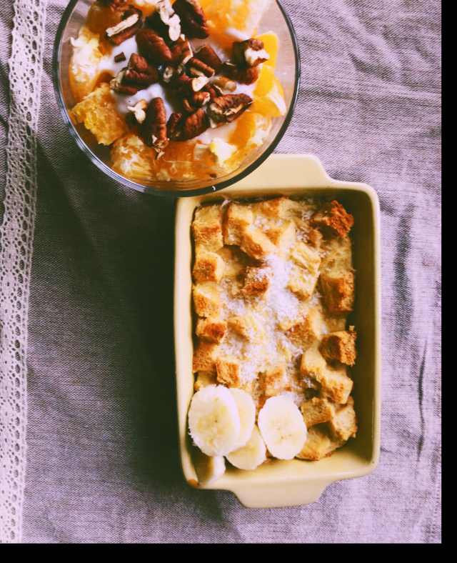 椰蓉燕麦烤蛋奶