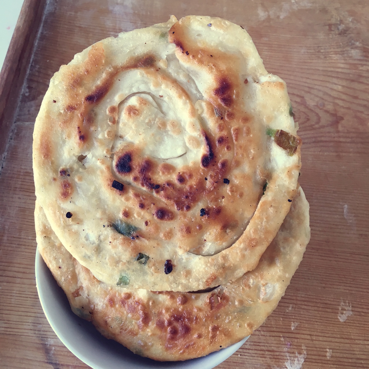 自制葱油饼