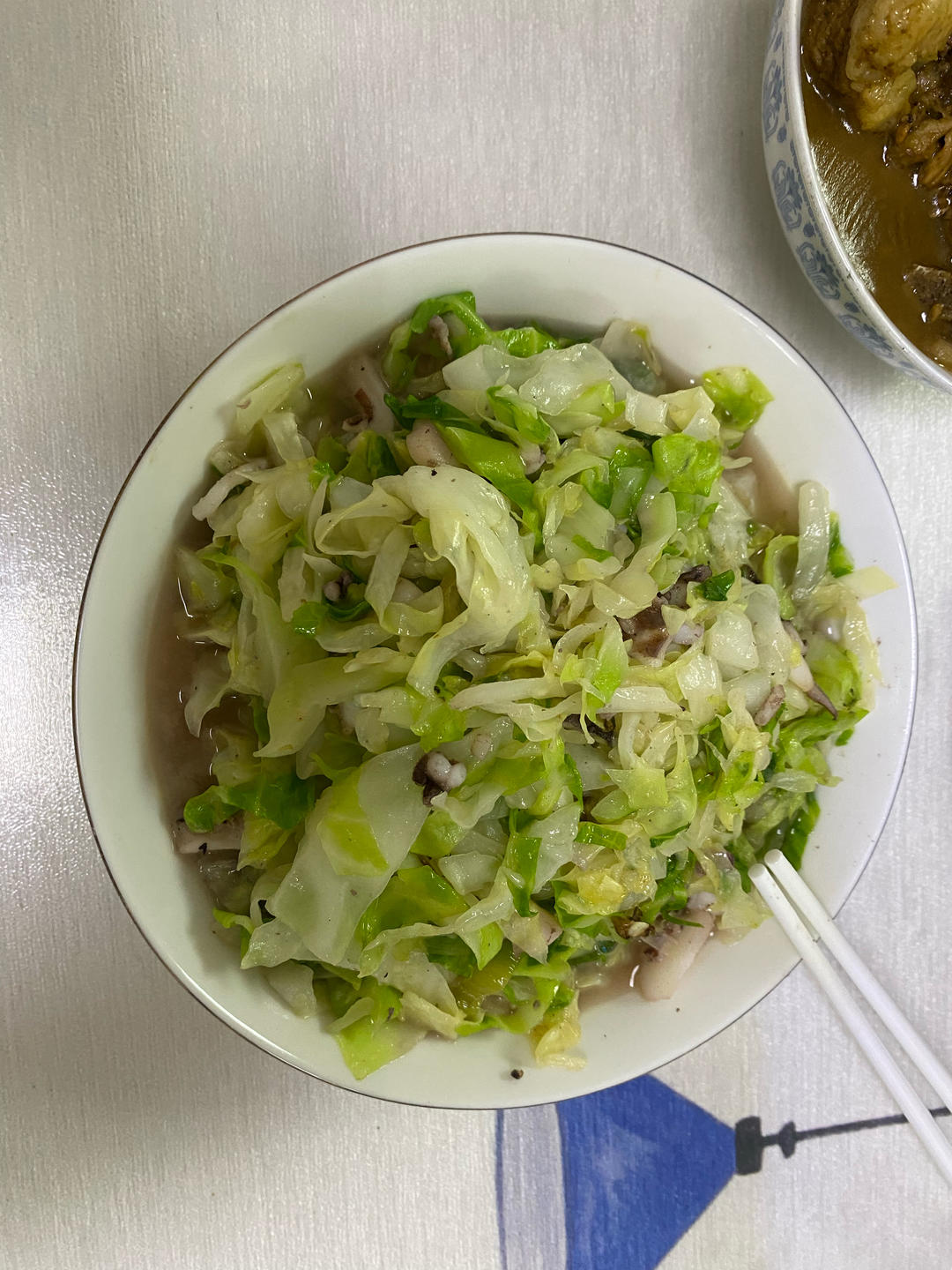 妈妈菜，大头菜炒墨鱼的做法