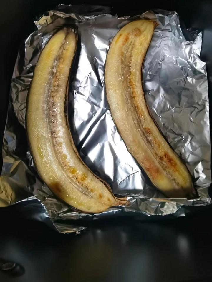 空气炸锅烤香蕉