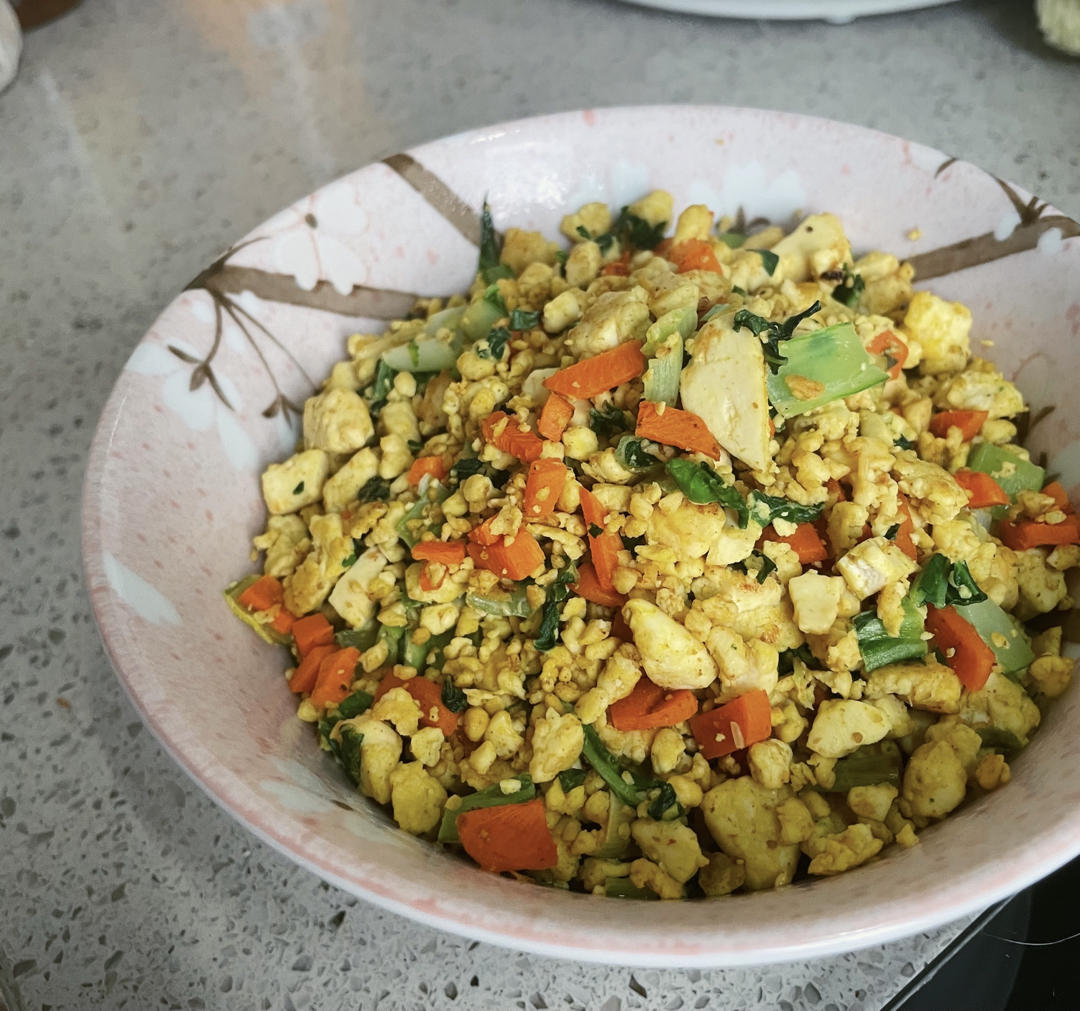 抗老食谱-蔬菜豆腐饼