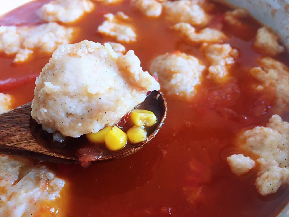 茄汁玉米虾滑的做法