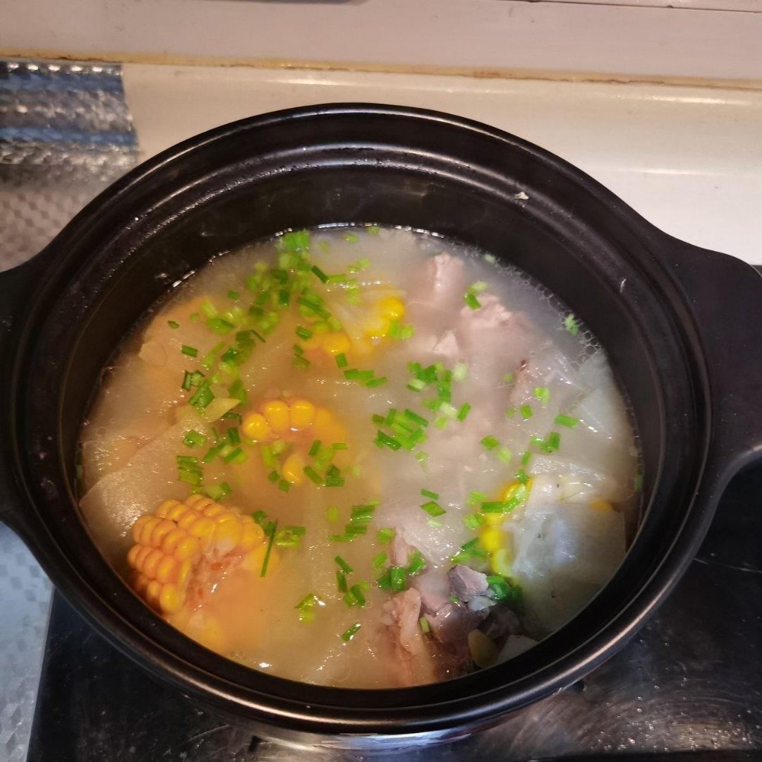 冬瓜排骨汤，夏天的味道