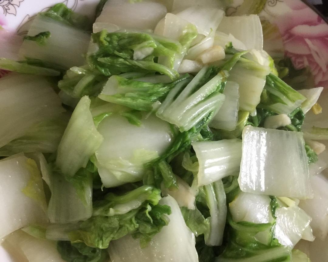 炒黄叶菜的做法